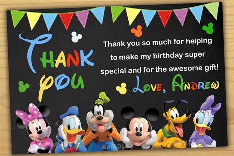 Check spelling or type a new query. Minnie mouse thank you card,Minnie mouse chalkboard,Mickey mouse clubhouse thank you card