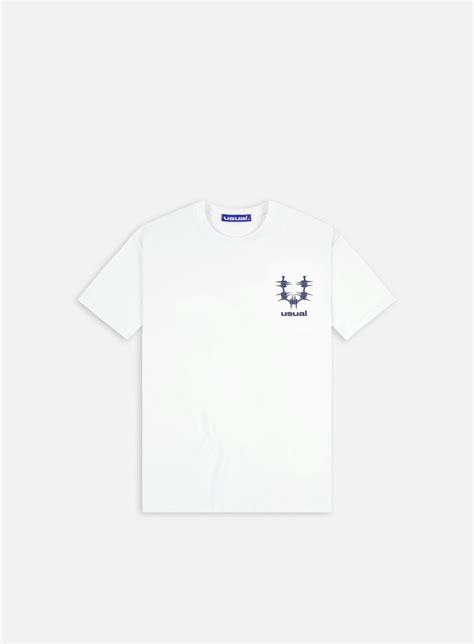 Usual Mini Logo T Shirt White Spectrum Tminilogo Wht