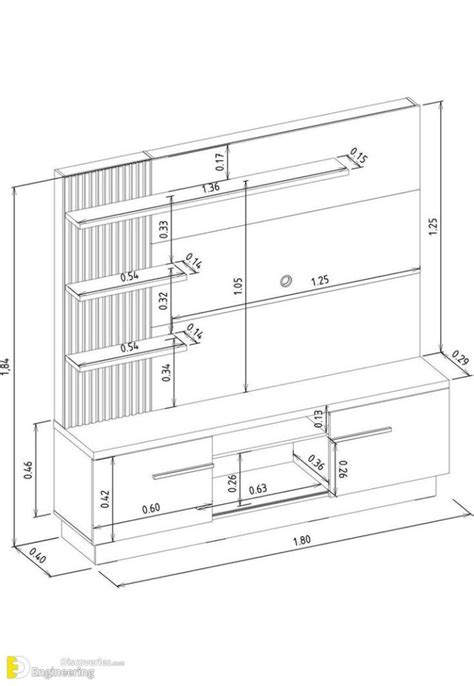 Tv Unit Dimensions And Size Guide Engineering Discoveries Tv Unit