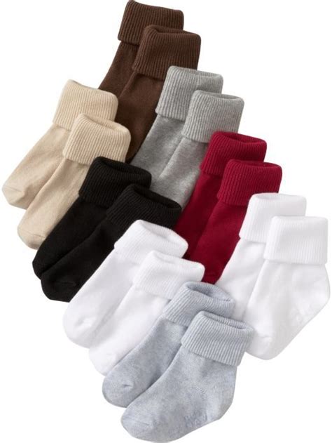 Unisex Triple Roll Socks 8 Pack For Toddler And Baby Old Navy Toddler