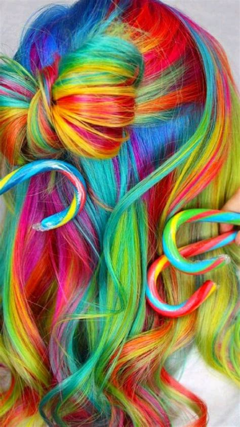 Rainbow 🌈 Ombré Hair Compilation Pinterest