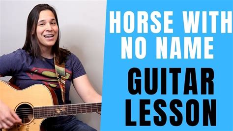 Horse With No Name Guitar Lesson - COOL STRUMMING PATTERNS - YouTube