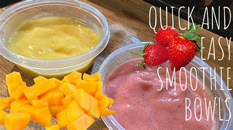 Quick And Easy Smoothie Bowls Using Blendjet 2 Youtube