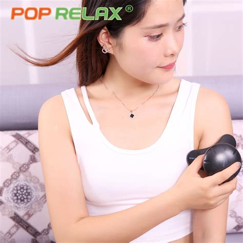 Pop Relax Mini Electric Vibrator Head Neck Face Massager Wireless
