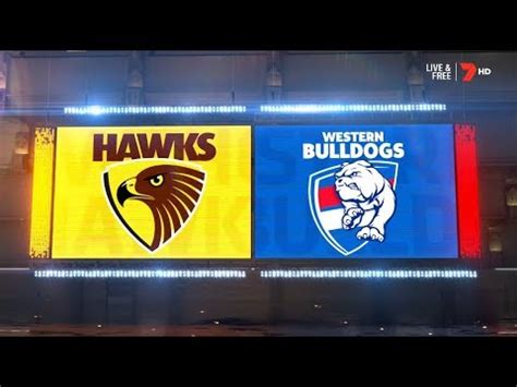 North melbourne (mrvl) round 17 round begins friday, july 9* brisbane lions vs. Round 2 Western Bulldogs Vs Hawthorn Hawks 2019 Highlights ...