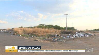 Bom Dia Mirante Descarte irregular em terrenos baldios faz aumentar o risco de doenças em