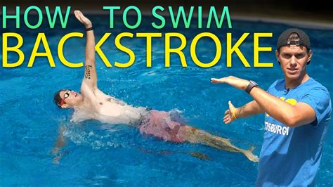 How To Swim Backstroke For Beginners Easy 3 Steps Technique Youtube