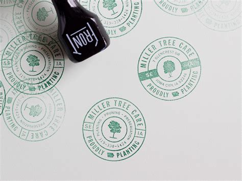 21 Beautiful Rubber Stamp Logo Designs To See