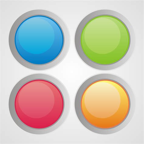 Vector For Free Use Colorful Web Buttons