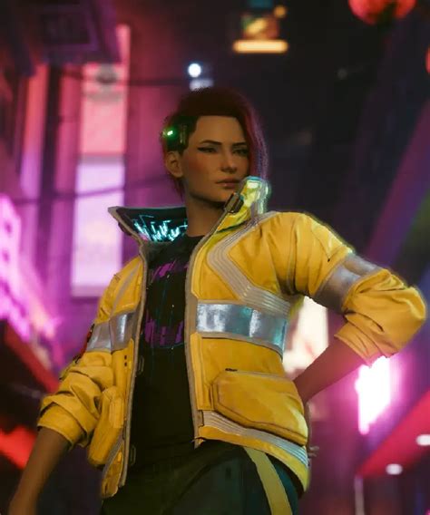 Cyberpunk 2077 Edgerunners Lucy Yellow Jacket Cyberpunk Jacket