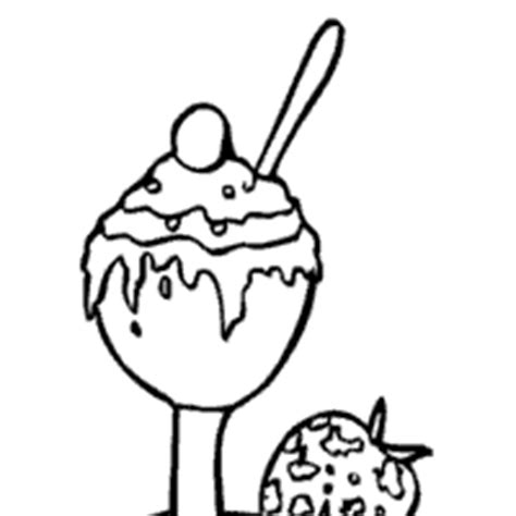 Ice Cream Sundae » Coloring Pages » Surfnetkids