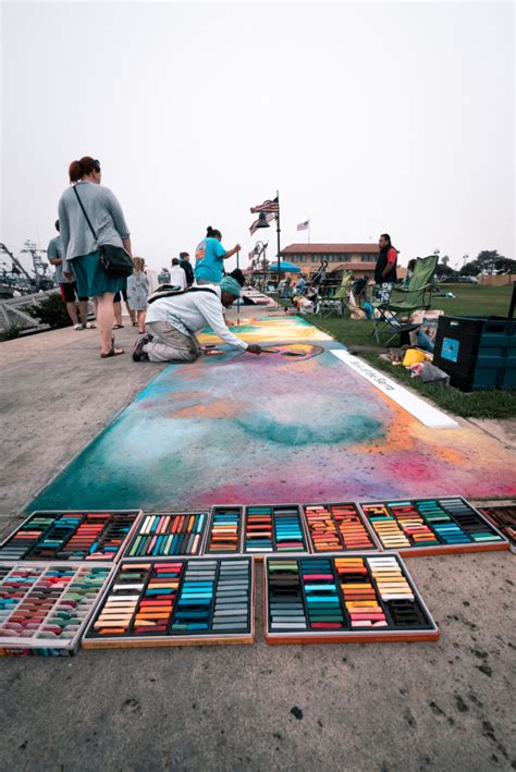 Seaside Street Painters And Art Vendors Line The Waterfront For 14th