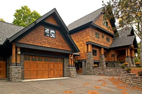 Shingle Style With Stone Craftsman Exterior Minneapolis By