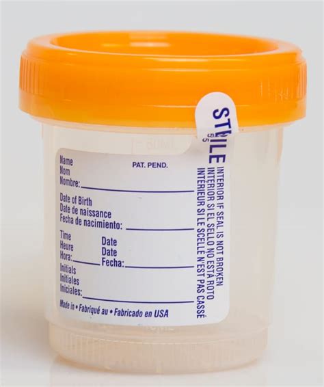 Parter Medical Products Sterile Specimen Cups Duoclick Orange90ml