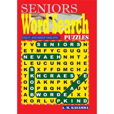 Seniors Word Search Puzzles