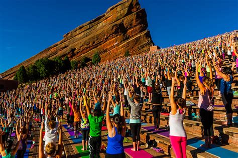 Denver's a great city to explore, even if you only have one day. "Yoga on the Rocks"; 2000 people doing yoga together at ...