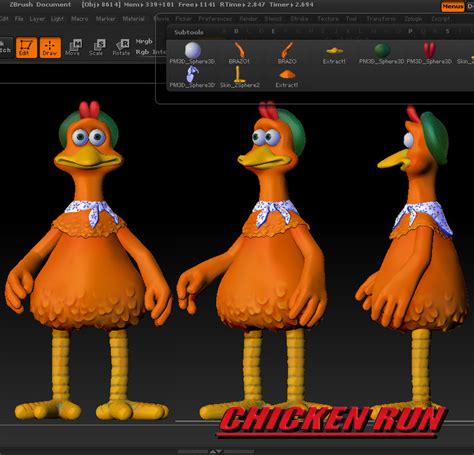 Having been hopelessly repressed and facing eventual certain death at the british chicken farm where they are held. 3ds character chicken run