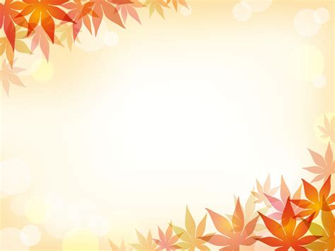 Autumn Color Maple Leaf Frame On A Pastel Colored Abstract Bokeh
