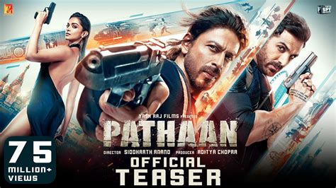 pathaan official teaser shah rukh khan deepika padukone john abraham siddharth anand