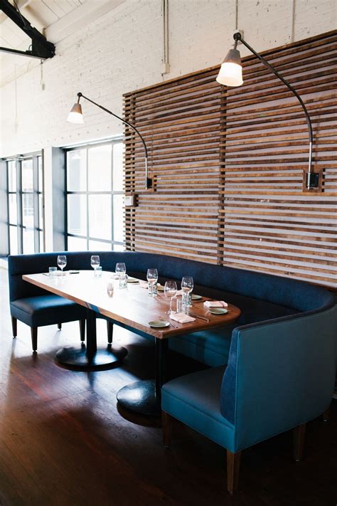 Up for a surprisingly simple weekend project? The Optimist | Smith Hanes. restaurant booth seating. I ...