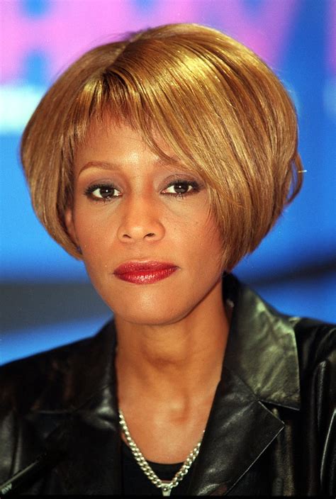 Whitney Houstons Jellyfish Haircut Whitney Houston S Best Hair And