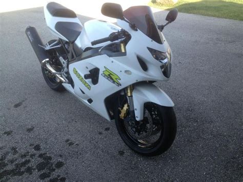 21 bidsending today at 3:05pm bst2h 48m. 2005 Suzuki GSXR 600 Matte White for sale on 2040-motos