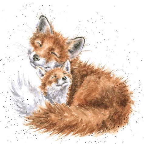 Cs138 True Love Fox Painting Fox Art Animal Art
