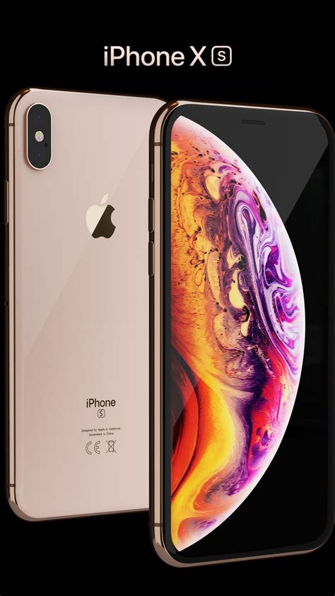 Free Download Wallpaper Iphone Xs Iphone Xs Max Gold Smartphone 4k