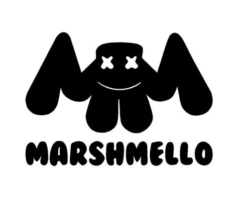 Download free png download custom marshmello face tank top. Marshmello EDM House Music DJ Logo Vinyl Decal Laptop ...