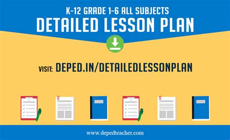 Detailed Lesson Plan First Quarter Grade All Subjects Deped