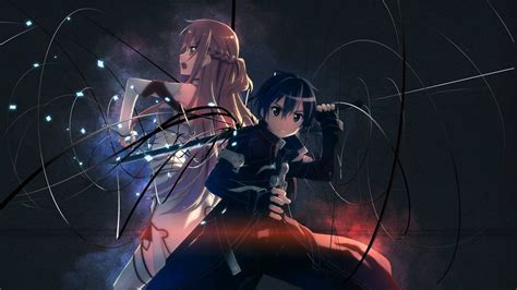 Sword Art Online Kirigaya Kazuto Yuuki Asuna Anime Wallpapers Hd