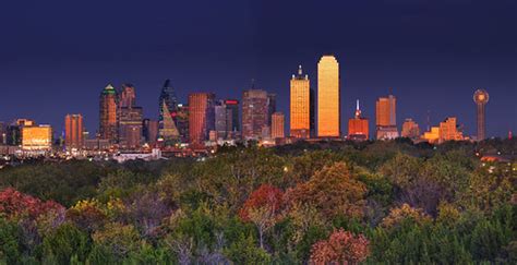 Dallas Autumn Color Scenic Panorama From Hampton Rdi30 T Flickr