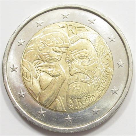 2 Euro 2017 100th Anniversary Of The Death Of Auguste Rodin