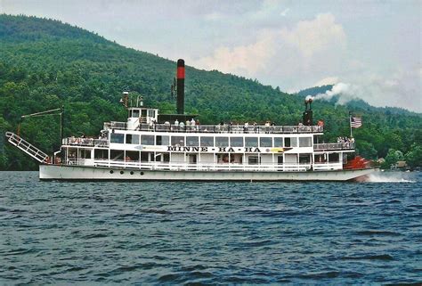 One Of The Many Steamboats On Lake George In Lake Georgeny Lake