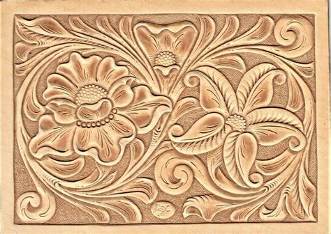 Texas Style Carving Workshop With Jim Linnell Leather Craft Patterns