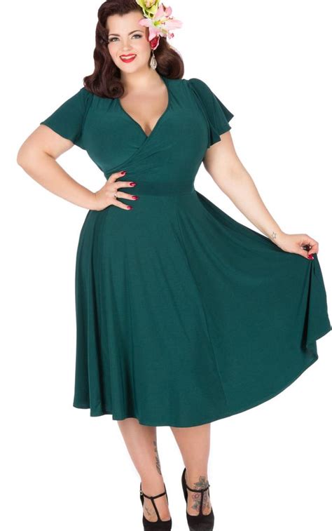 Plus Size 1950s Style Dresses Fifties Fashion For Women