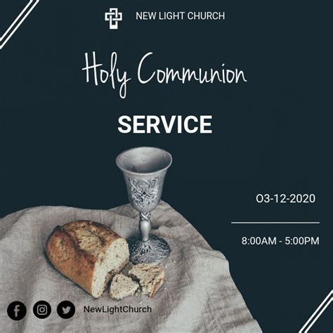 Holy Communion Flyer