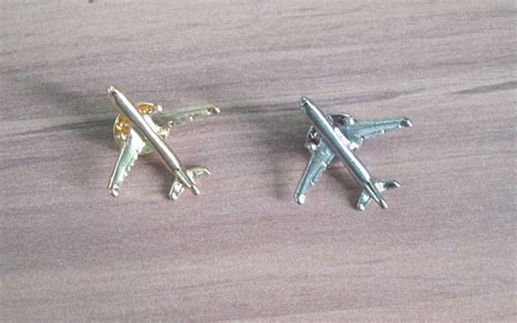 Gold Airplane Lapel Pinsmetal Aircraft Lapel Badges Buy
