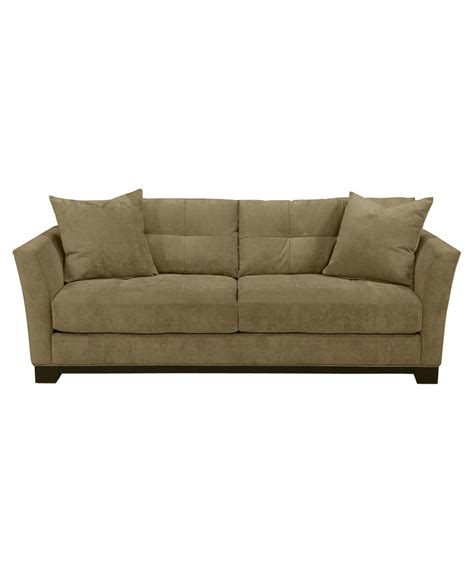 Elliot Fabric Microfiber Sofa Couches And Sofas Furniture Macys