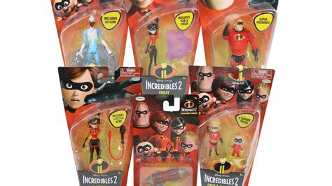 Disney Pixar Incredibles 2 Action Figures Unboxing Toy Review Youtube