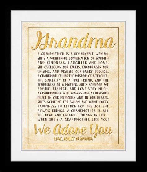 Gifts for grandpa birthday keychain for grandfather from granddaughter family gift for grandad grandparent men him. Gift Idea for Grandmother, Nana Birthday, Personalized ...