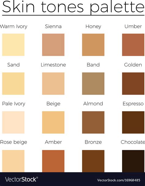 Color Palette For Skin Tones Best Hairstyles 2018