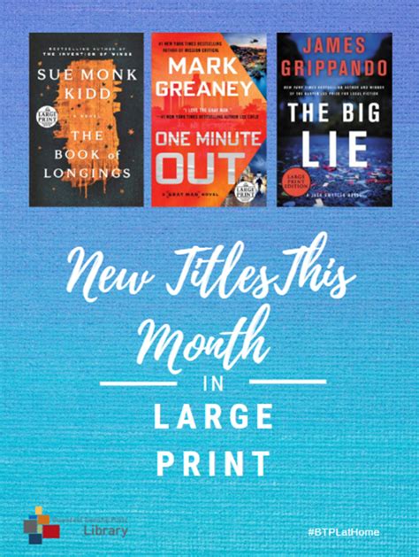 Large Print Books New Releases
