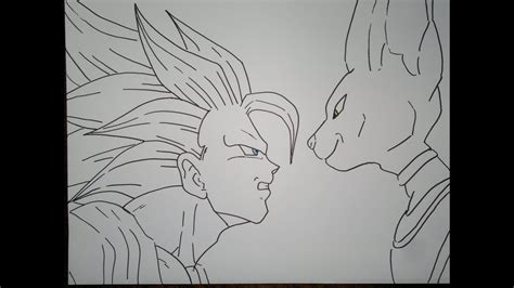 You can edit any of drawings via our online image editor before downloading. Drawing DBZ Battle Of Gods SSJ3 Goku VS Bill.神々の戦いを描く方法 ...