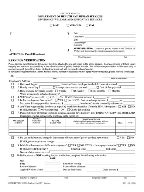 To prove employment or income, click on details: Employment Verification Form For Food Stamps - Fill Online ...