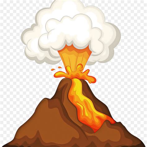 Desenho De Um Vulcão