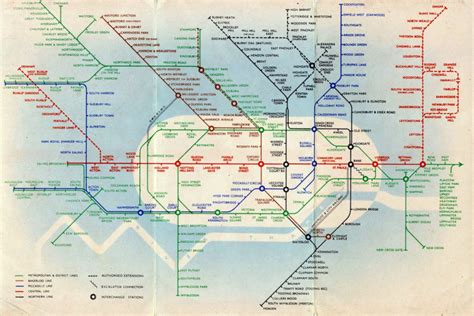 Transit Maps Historical Map The “zéró” London Underground Diagram 1938