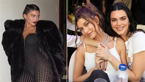Kendall Kylie Jenner Join Hailey Bieber On Glam New Years Eve