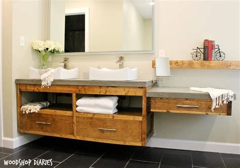These bathroom vanity ideas, often made of wood that add elegance to your modern homes. How to Build a DIY Modern Floating Vanity or TV Console