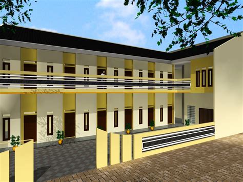 Desain rumah minimalis 1 lantai 4 kamar tidur foto. 20 Desain Rumah Kost Mahasiswa dan Karyawan Tren 2015 ...